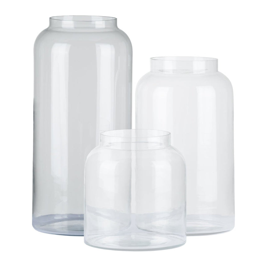 Large Apothecary Clear Glass Jar - Glass Vases for Flowers UK Luxury Home Decor Garden & Outdoor And Gifts