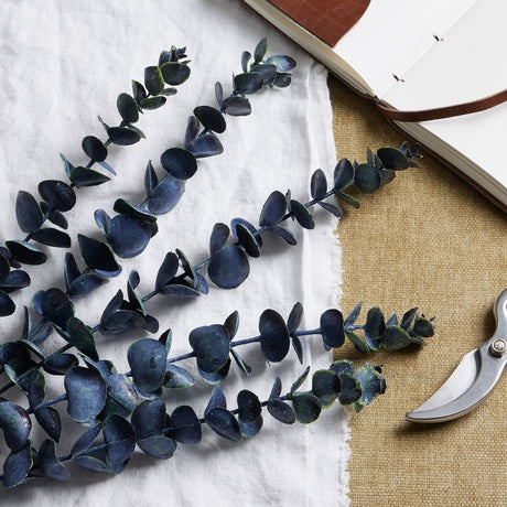 Large Blue Eucalyptus - Best Artificial Flower Single Stem Luxury Home Decor Garden & Outdoor And Gifts