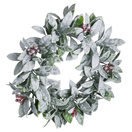 Large Frosted Candle Wreath Luxury Home Decor Garden & Outdoor And Gifts