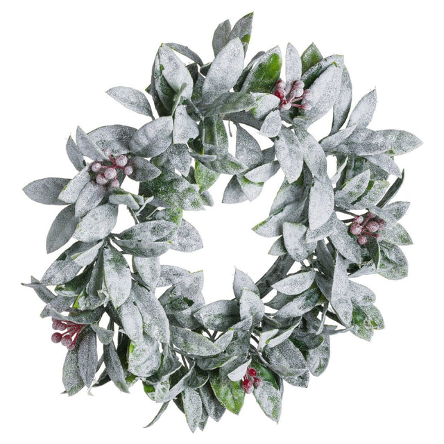 Large Frosted Candle Wreath Luxury Home Decor Garden & Outdoor And Gifts