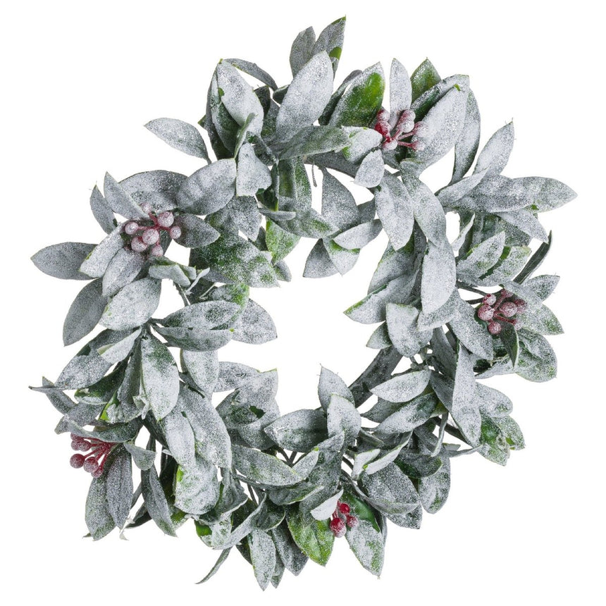 Large Frosted Candle Wreath Luxury Home Decor Garden & Outdoor And Gifts