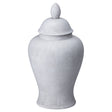 Large Handcrafted Darcy Stone Finish Ginger Jar - Stone Ceramic Vases UK Luxury Home Decor Garden & Outdoor And Gifts