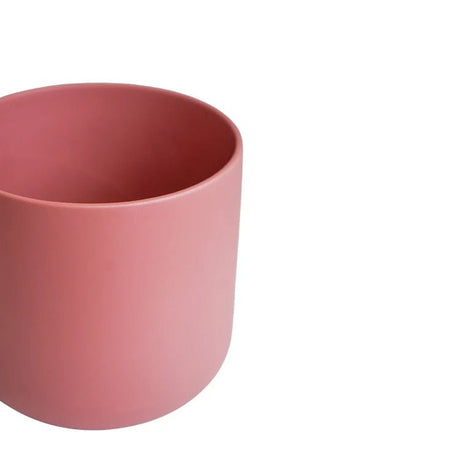 Large Minimalist Rose Pink Ceramic Indoor Planter Luxury Home Decor Garden & Outdoor And Gifts