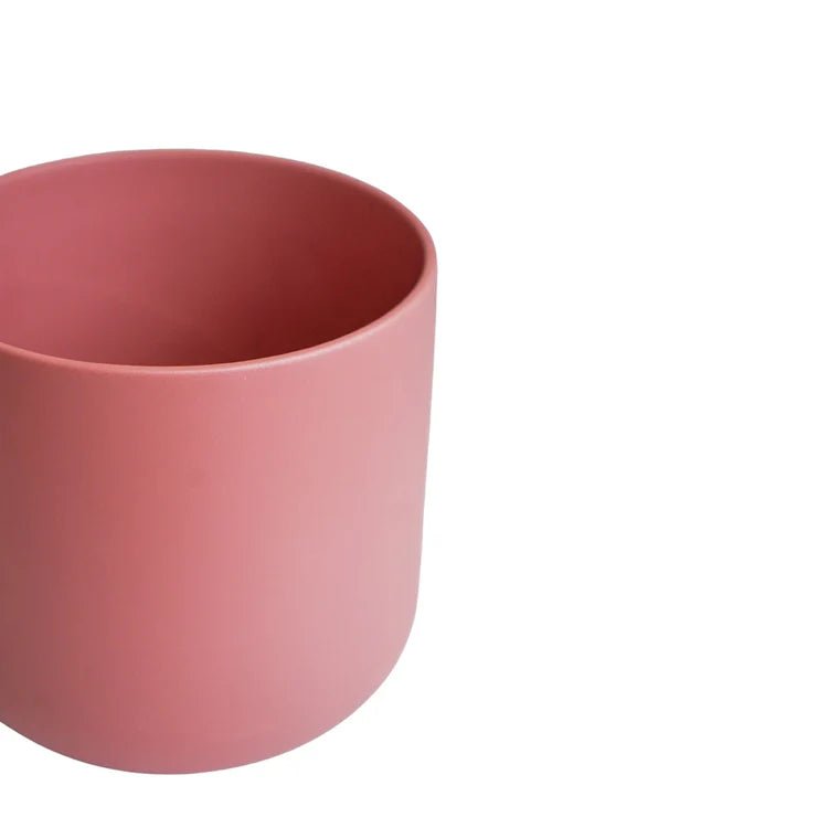 Large Minimalist Rose Pink Ceramic Indoor Planter Luxury Home Decor Garden & Outdoor And Gifts