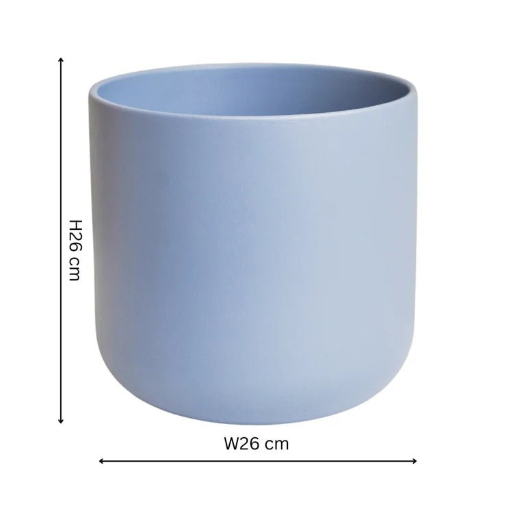 Large Minimalist Sky Blue Ceramic Indoor Planter Luxury Home Decor Garden & Outdoor And Gifts