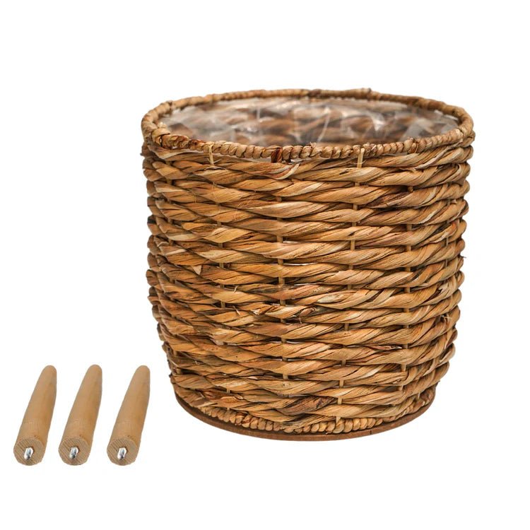 Large Water Hyacinth Basket Indoor Pot Planter Luxury Home Decor Garden & Outdoor And Gifts