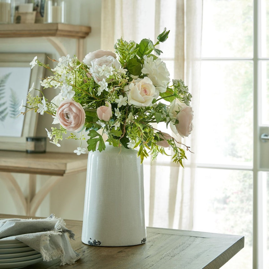 Large White Garden Rose Luxury Home Decor Garden & Outdoor And Gifts