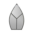 Leaf Arch Large Outdoor Garden Mirror Black - Metal, UV Stable, Contemporary Design Quality Home Decor Garden & Outdoor Living and Gifts