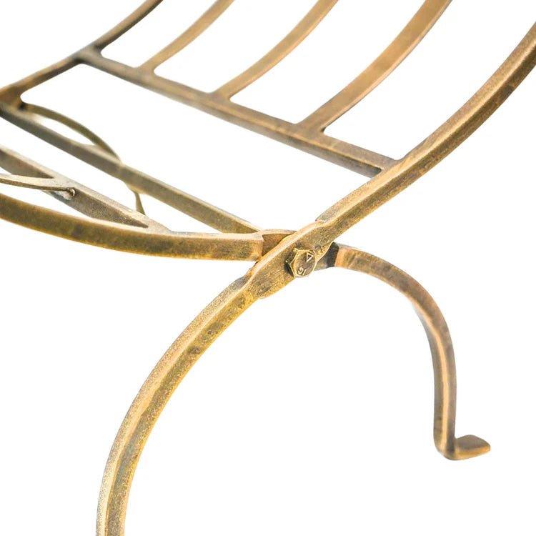 Linear Log Basket Brass H48.5Cm Luxury Home Decor Garden & Outdoor And Gifts
