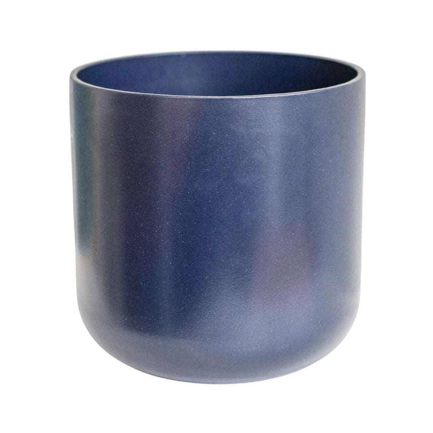 Lisbon Indoor Planter French Navy Ceramic - Waterproof, Smooth Finish, Minimalist Quality Home Decor Garden & Outdoor Living and Gifts