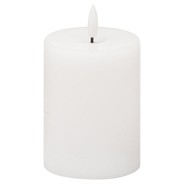 Luxe Collection Natural Glow 3x4 LED White Candle - Fake Flameless Battery Candles Luxury Home Decor Garden & Outdoor And Gifts