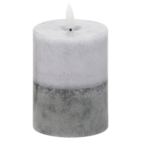 Luxe Collection Natural Glow 3x4 Stone LED Candle - Fake Flameless Battery Candles Luxury Home Decor Garden & Outdoor And Gifts