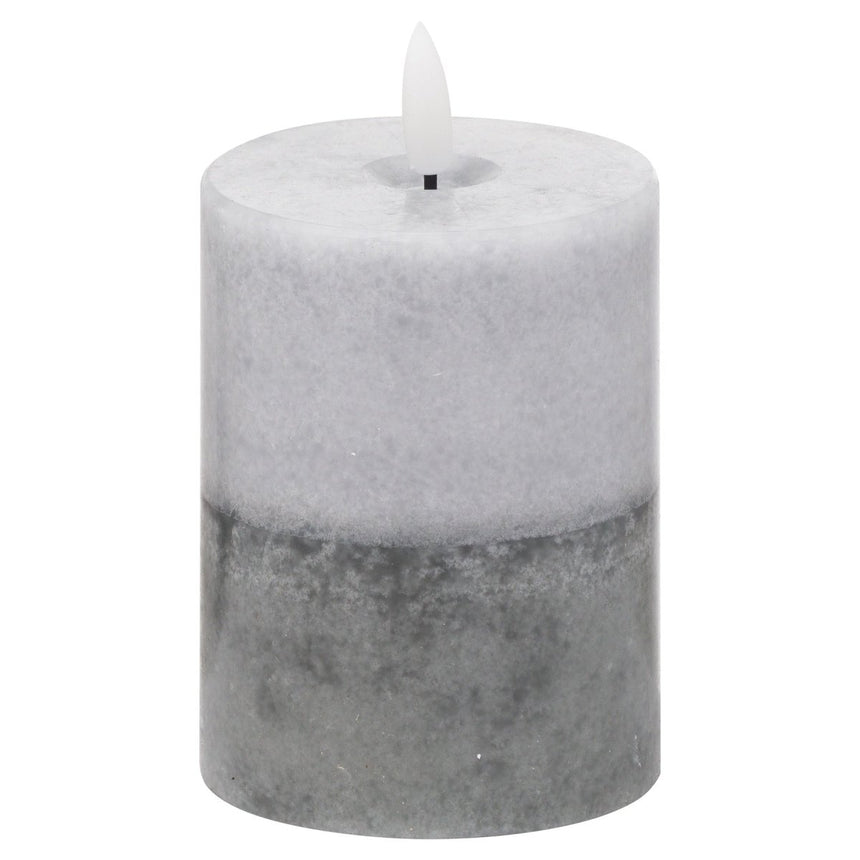 Luxe Collection Natural Glow 3x4 Stone LED Candle - Fake Flameless Battery Candles Luxury Home Decor Garden & Outdoor And Gifts
