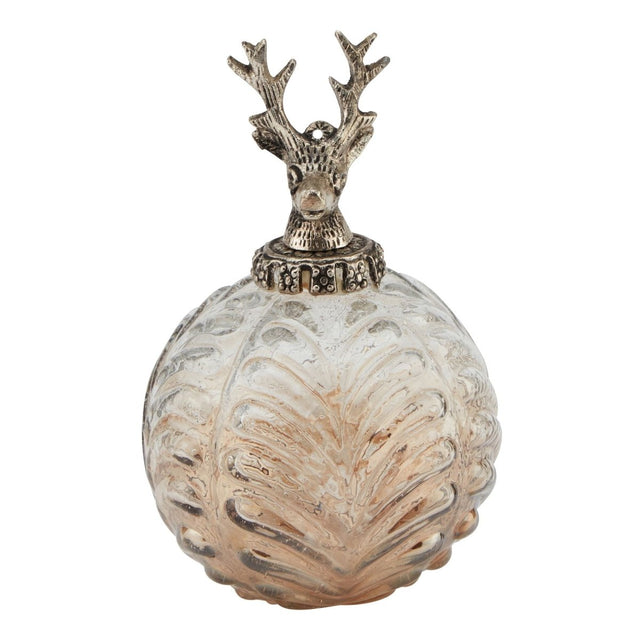 Luxury Champagne Connoisseur Bauble Collection - Large Majestic Stag Luxury Home Decor Garden & Outdoor And Gifts