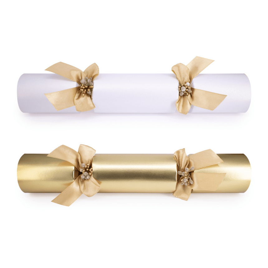 Luxury Gold Eco Christmas Crackers – FSC Mix 13in Set of 6 | Decor Sanctuary Quality Home Decor Garden & Outdoor Living and Gifts