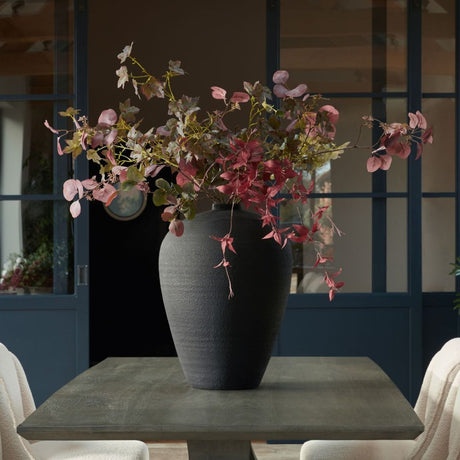 Matt Black Tall Astral Vase - Decorative Ceramic Vases UK Luxury Home Decor Garden & Outdoor And Gifts