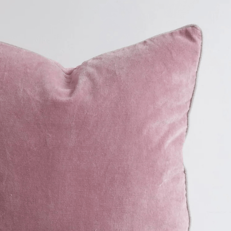 Mauve Pink Sofa/Chair Cushion - 100% Cotton, Luxury Feather Pad, Modern, 50x50cm Quality Home Decor Garden & Outdoor Living and Gifts