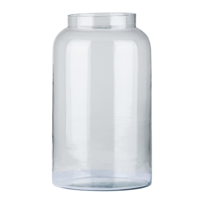 Medium Apothecary Clear Glass Jar - Glass Vases for Flowers UK Luxury Home Decor Garden & Outdoor And Gifts