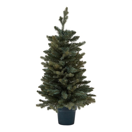 Artificial Large 90cm Tall Medium Potted Fir Tree Luxury Home Decor Garden & Outdoor And Gifts