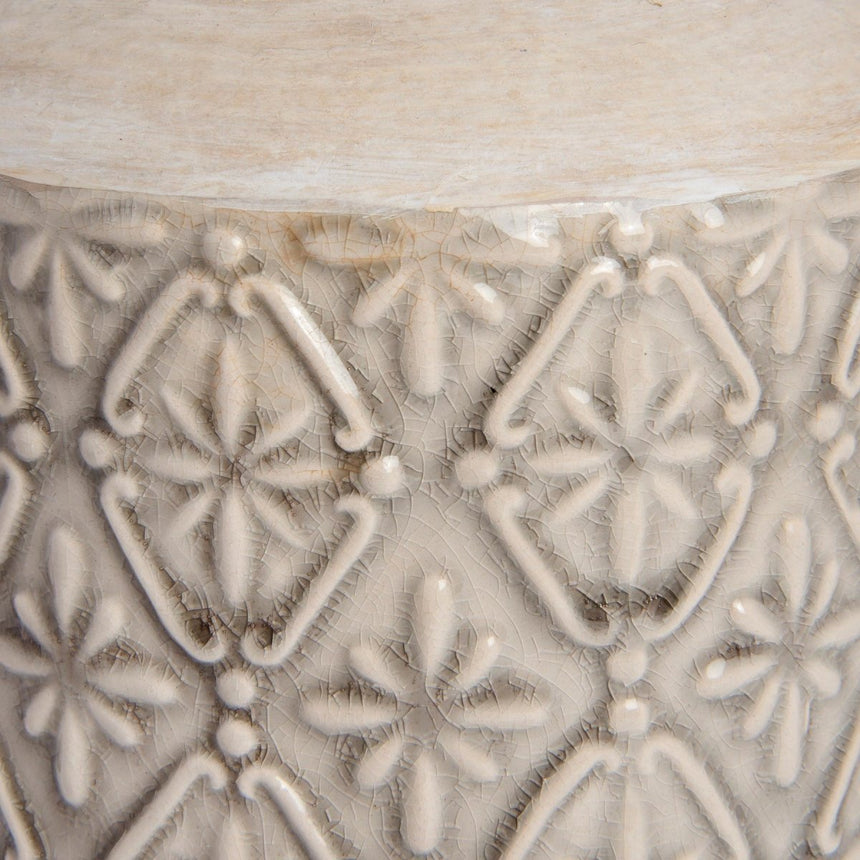 Medium Nero White Ceramic Vase - Decorative Ceramic Vases UK Luxury Home Decor Garden & Outdoor And Gifts