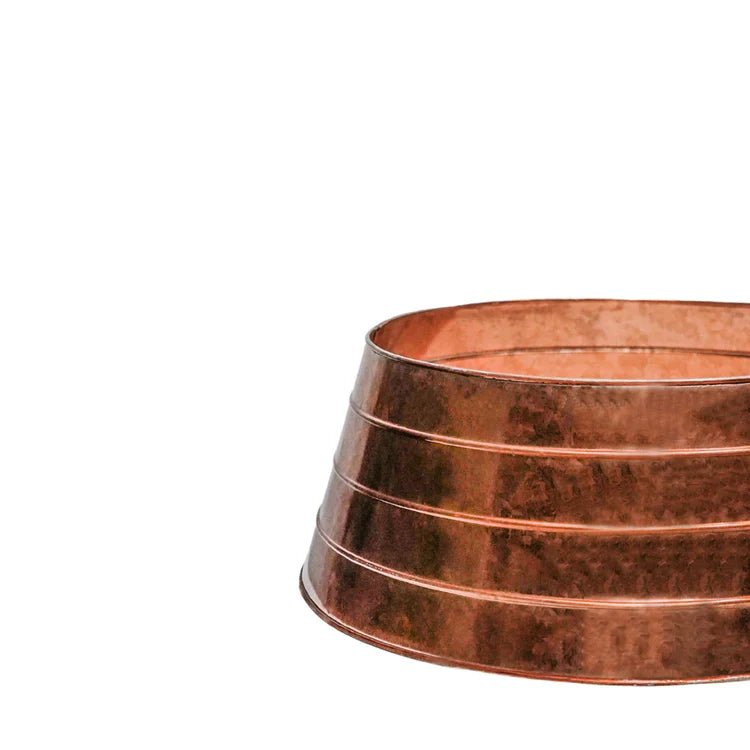 Metal Christmas Tree Skirt Copper Quality Home Decor Garden & Outdoor Living and Gifts