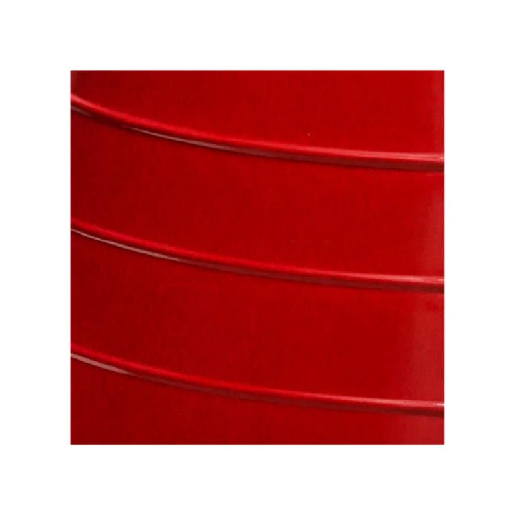 Metal Christmas Tree Skirt Festive Red Quality Home Decor Garden & Outdoor Living and Gifts