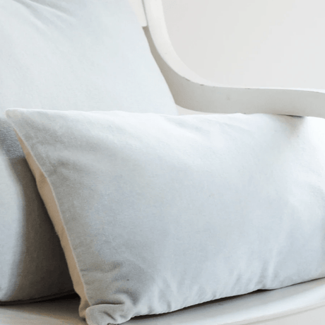 Mineral Cyan Sofa/Chair Cushion - 100% Cotton, Luxury Feather Pad, Modern, 30x50cm Quality Home Decor Garden & Outdoor Living and Gifts
