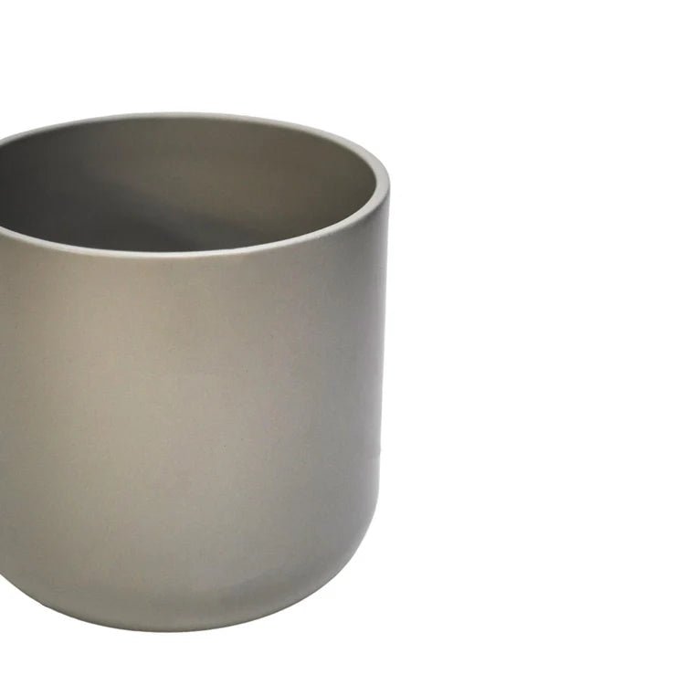 Minimalist Light Grey Ceramic Indoor Planter Luxury Home Decor Garden & Outdoor And Gifts