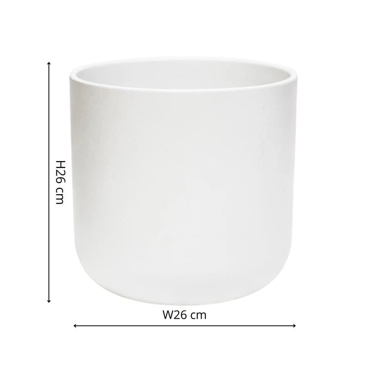 Minimalist White Ceramic Indoor Planter Luxury Home Decor Garden & Outdoor And Gifts