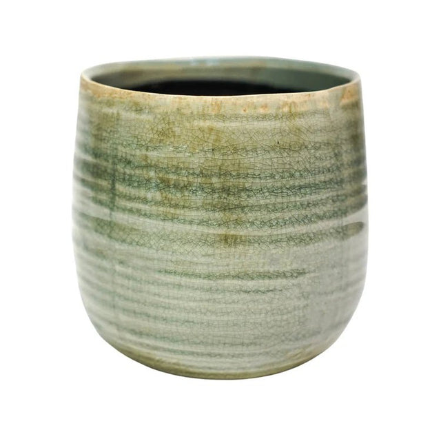Mint Green Ceramic Indoor Plant Pot Luxury Home Decor Garden & Outdoor And Gifts