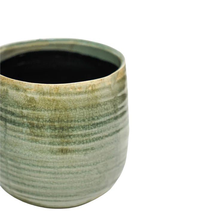 Mint Green Ceramic Indoor Plant Pot Luxury Home Decor Garden & Outdoor And Gifts
