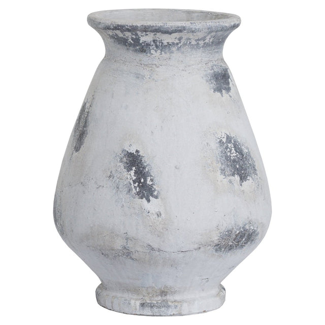Naxos Large Antique White Vase Luxury Home Decor Garden & Outdoor And Gifts