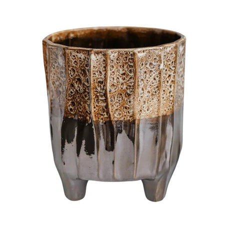 Neve Indoor Planter & Plant Pot - Brown Quality Home Decor Garden & Outdoor Living and Gifts