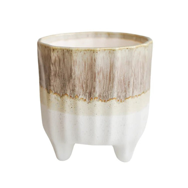 Neve Indoor Planter & Plant Pot - White Quality Home Decor Garden & Outdoor Living and Gifts