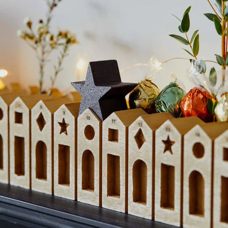 Nordic Wooden Advent Calender Quality Home Decor Garden & Outdoor Living and Gifts