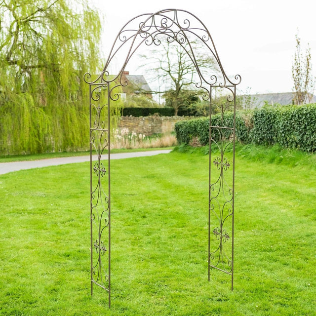 Ornamental Garden Arch - Rusty Finish Quality Home Decor Garden & Outdoor Living and Gifts