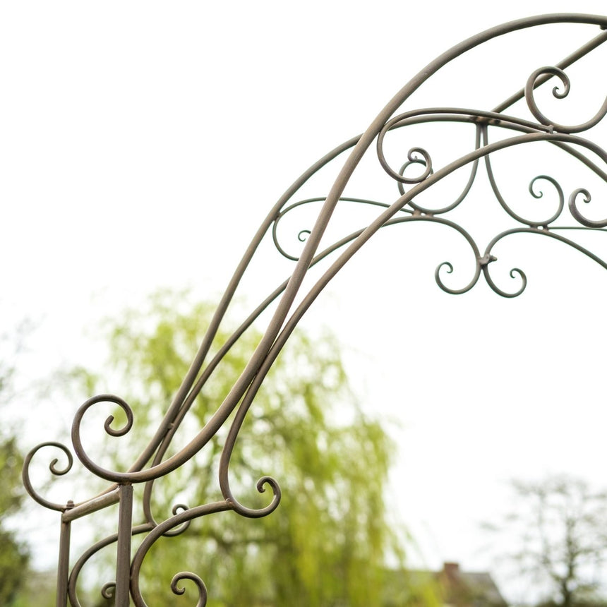 Ornamental Garden Arch - Rusty Finish Quality Home Decor Garden & Outdoor Living and Gifts