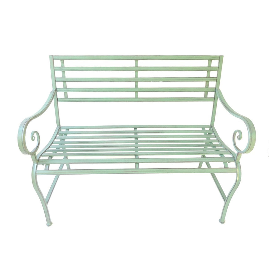 Ornamental Garden Bench - Green Quality Home Decor Garden & Outdoor Living and Gifts