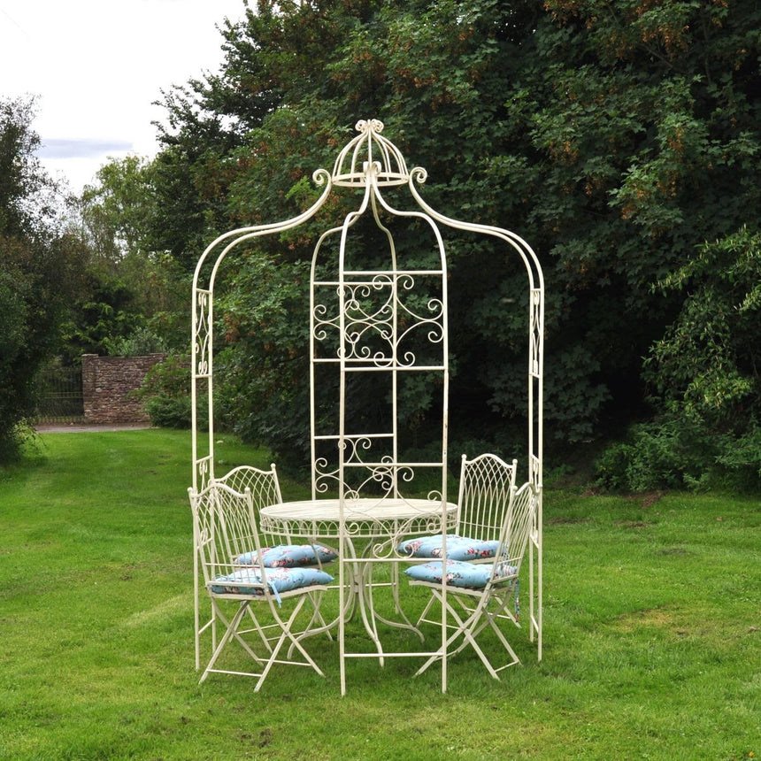 Ornamental Garden Gazebo - Cream Quality Home Decor Garden & Outdoor Living and Gifts