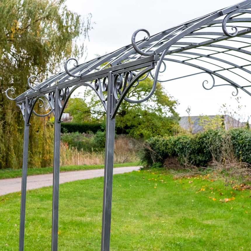Ornamental Garden Parisienne Gazebo - Charcoal Colour Quality Home Decor Garden & Outdoor Living and Gifts