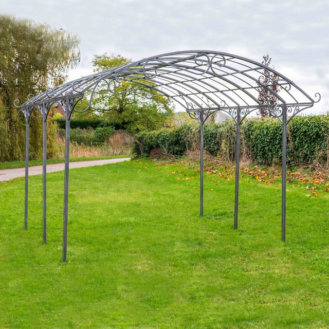 Ornamental Garden Parisienne Gazebo - Charcoal Colour Quality Home Decor Garden & Outdoor Living and Gifts