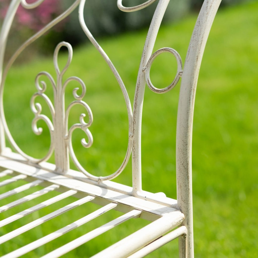 Ornamental Long Seat Garden Bench - Green Quality Home Decor Garden & Outdoor Living and Gifts