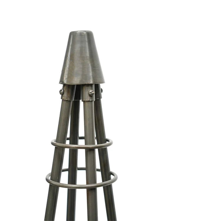 Outdoor Garden Climber Tripod Plant Support Zinc Finish - Frost Resistant, Protective Coating Quality Home Decor Garden & Outdoor Living and Gifts