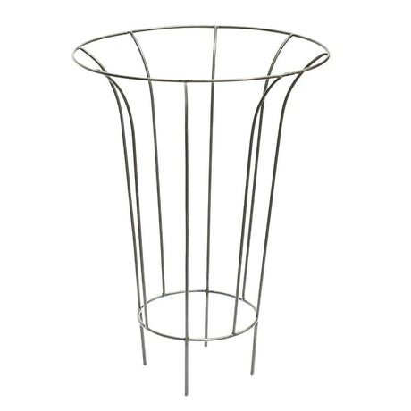 Outdoor Garden Fluted Climber Plant Support Zinc Finish - Frost Resistant, Protective Coating Quality Home Decor Garden & Outdoor Living and Gifts