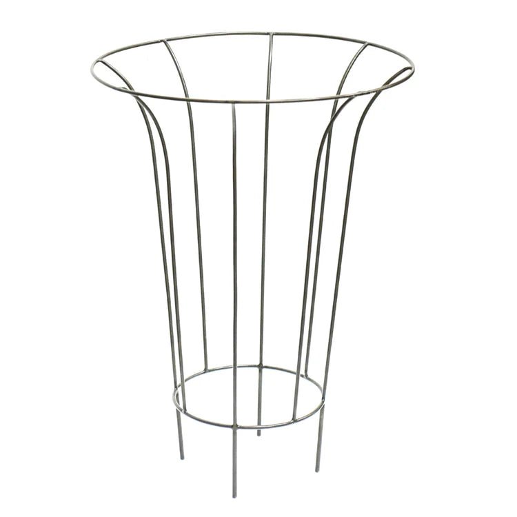 Outdoor Garden Fluted Climber Plant Support Zinc Finish - Frost Resistant, Protective Coating Quality Home Decor Garden & Outdoor Living and Gifts
