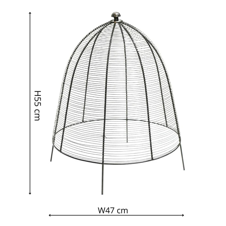 Outdoor Garden Large Wired Plant Protector Cage/Cover Zinc Finish - Frost Resistant Quality Home Decor Garden & Outdoor Living and Gifts