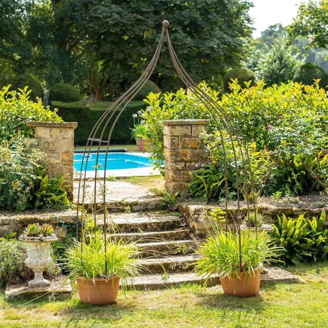 Outdoor Garden Wigwam Arch - Dark Brown Quality Home Decor Garden & Outdoor Living and Gifts