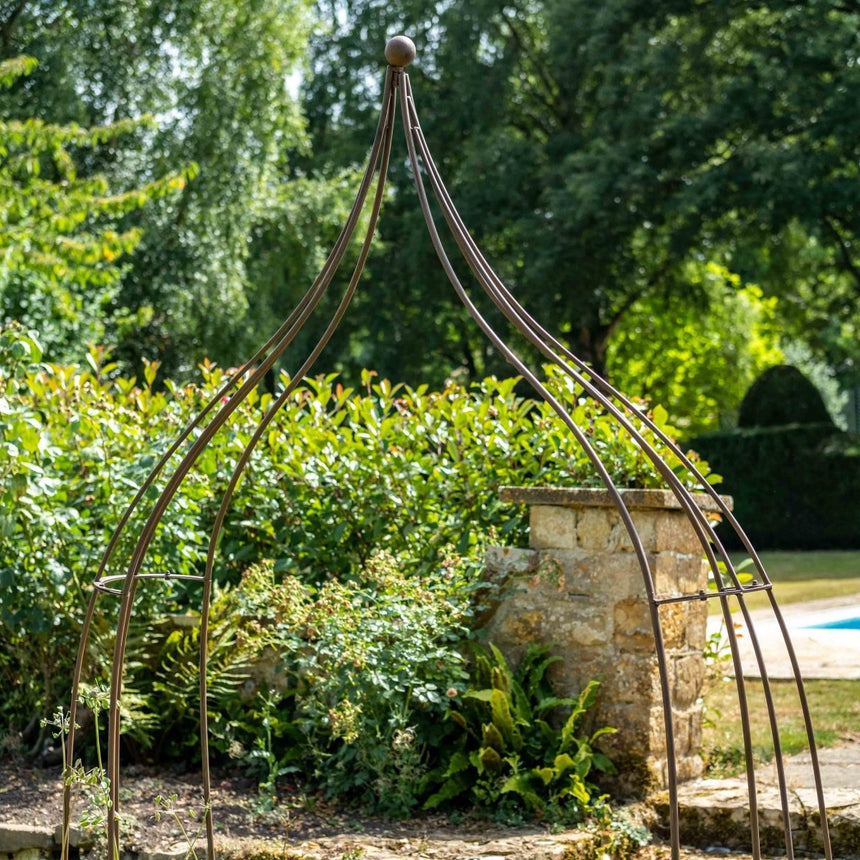 Outdoor Garden Wigwam Arch - Dark Brown Quality Home Decor Garden & Outdoor Living and Gifts