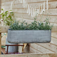 Outdoor Large Matlock Window Box Planter Galvanised Iron - Vintage Vibe, Rust & Frost Resistant Quality Home Decor Garden & Outdoor Living and Gifts