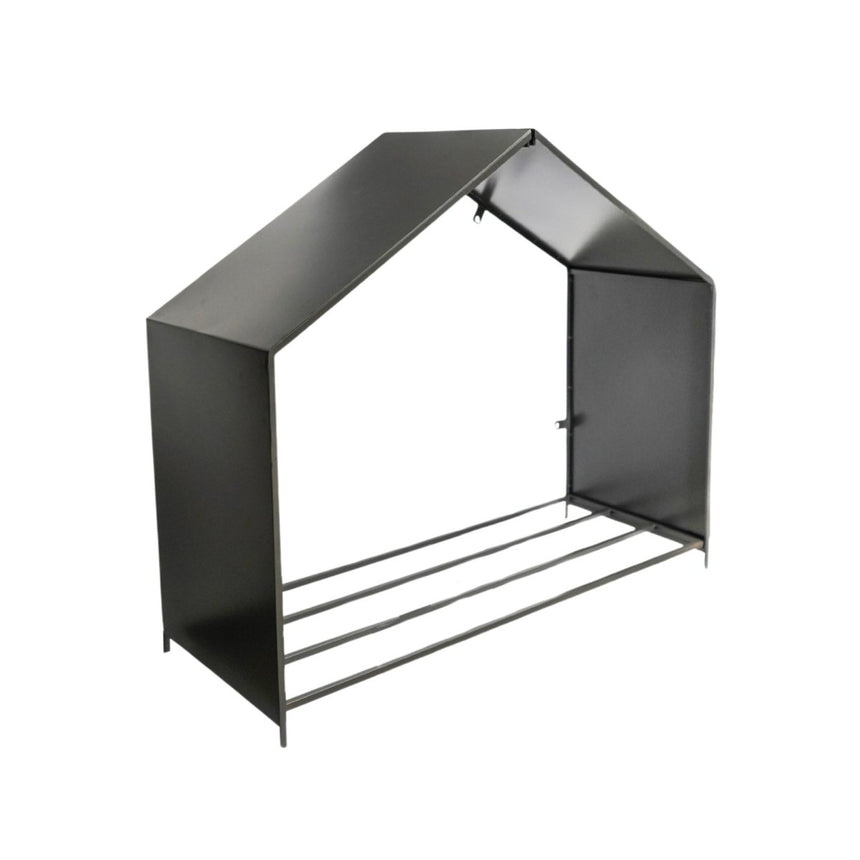 Outdoor Log/Wood Storage Holder X Shape Design Rack - Zinc Finish, Waterproof, Frost Resistant Quality Home Decor Garden & Outdoor Living and Gifts